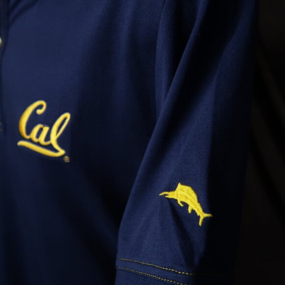 Cal Bears Tommy Bahama Kingdom Blue Clubhouse Alumni Polo (M) NEW!!! 🏈 - Picture 8 of 10